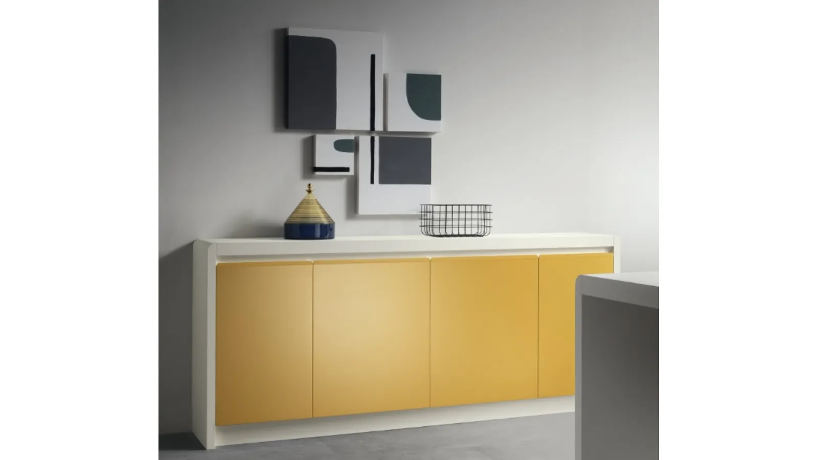 Madia Living Dandy Plus Giallo Senape di Scavolini