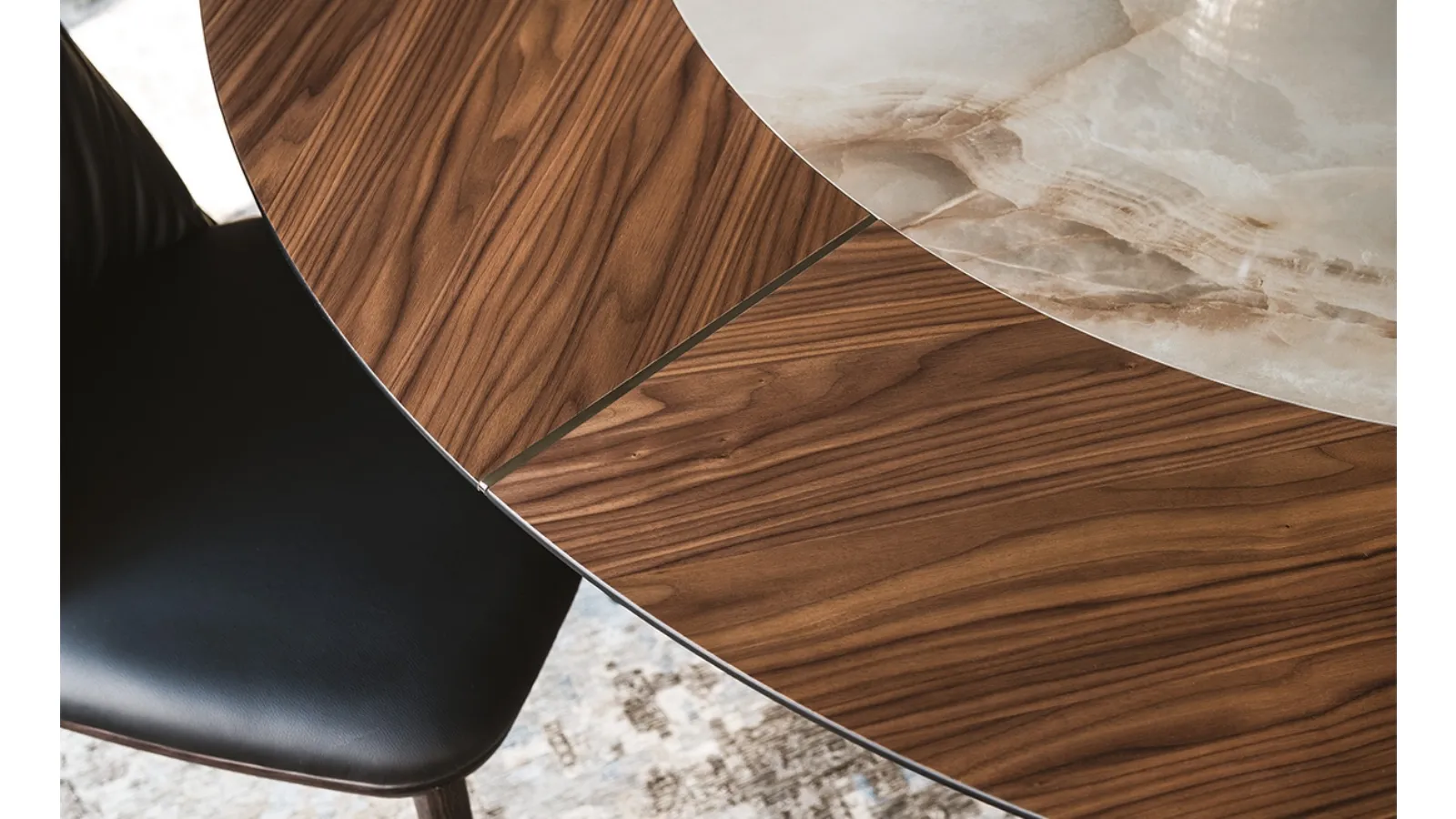 Tavolo Planer Ker-Wood Round di Cattelan Italia