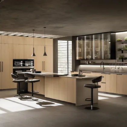 Cucina Moderna Mia in Rovere Grano di Scavolini